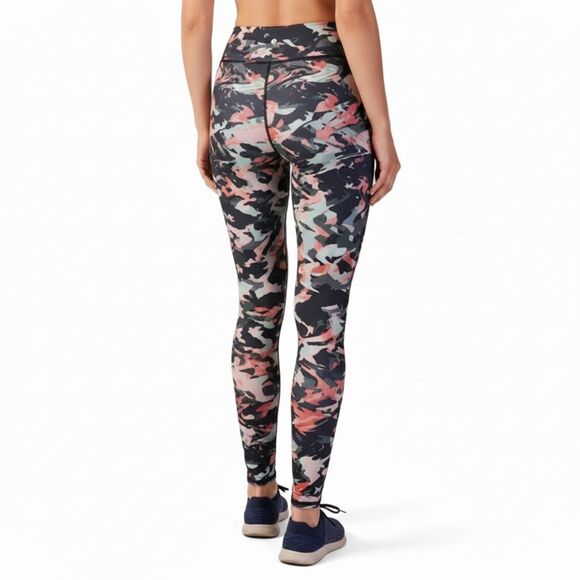 Fabletics Salar Terracotta Camo Mid-Rise Athletic Leggings Sz S - Discontinued! - Picture 3 of 12